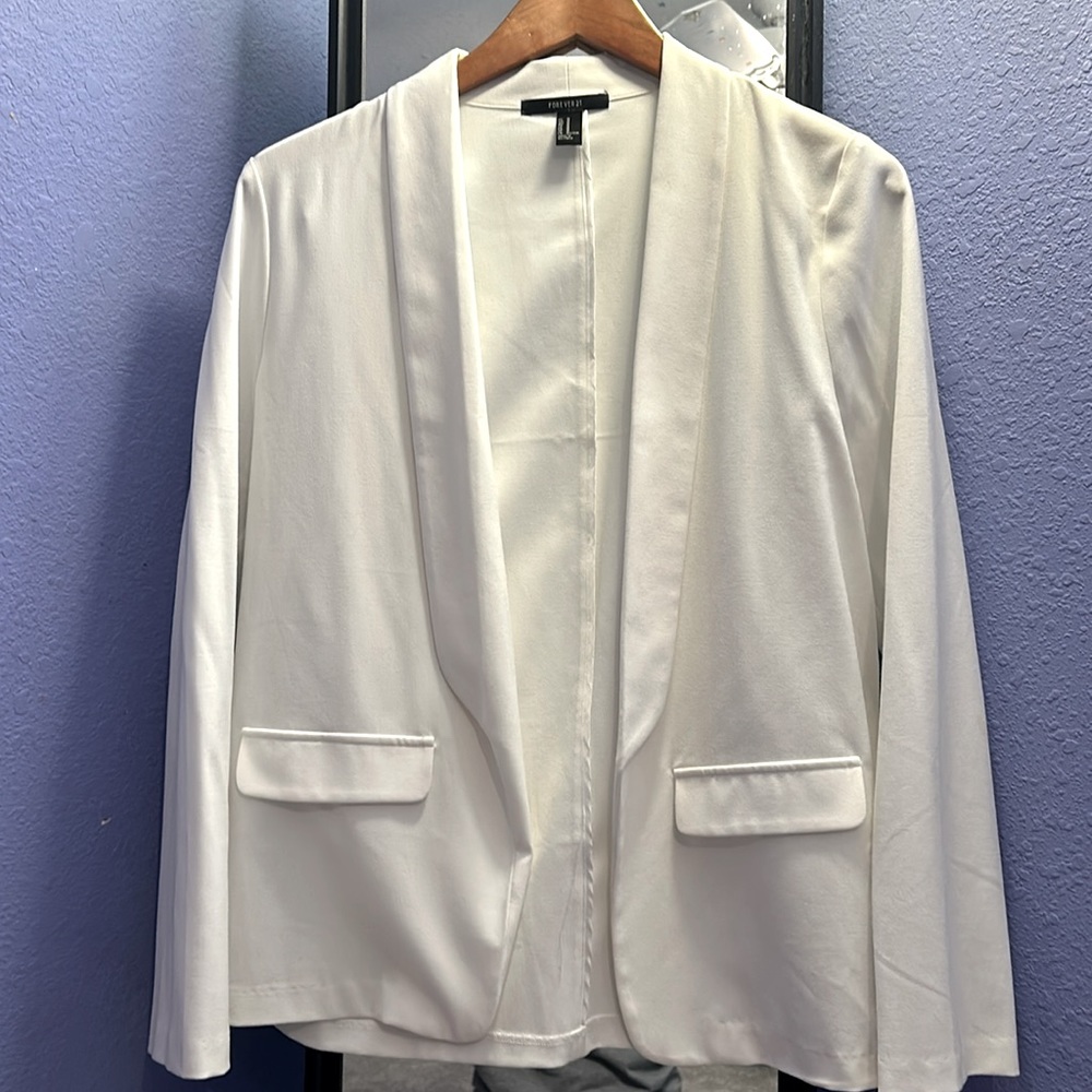 White blazer